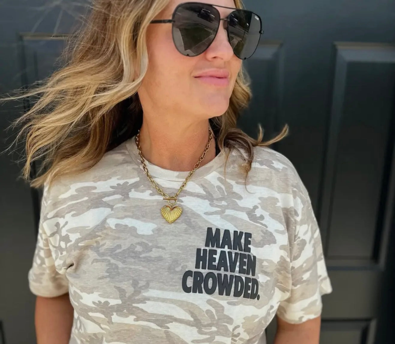 Make Heaven Crowded Tee - Camo