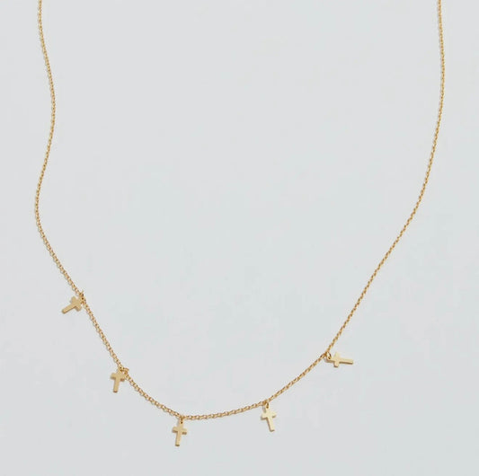Cross Charm Necklace