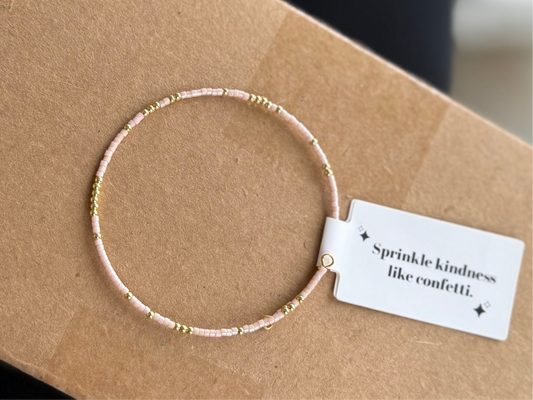 Confetti Beaded Bangle