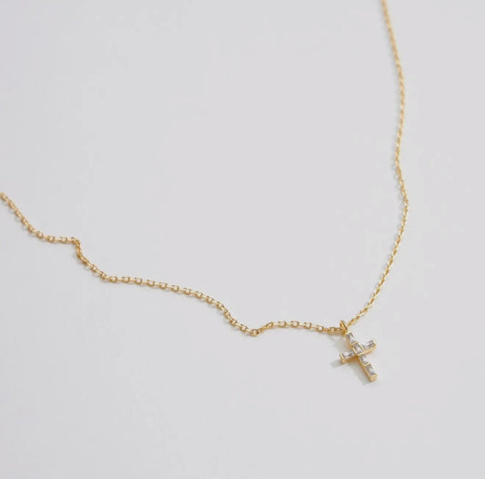 Gold Cross Necklace
